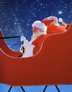 Santa Claus in Sleigh